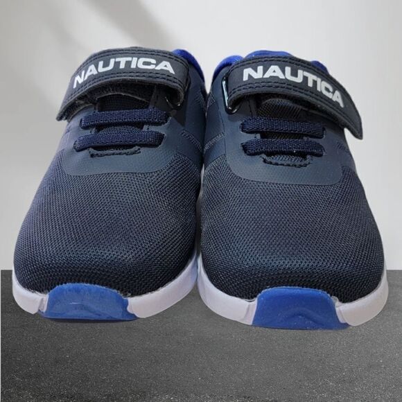 New KIDS Nautica Navy Sneakers - Picture 2 of 8
